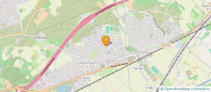 localisation de l'entreprise AVENIR ENERGIE  MUDAISON  BAILLARGUES
