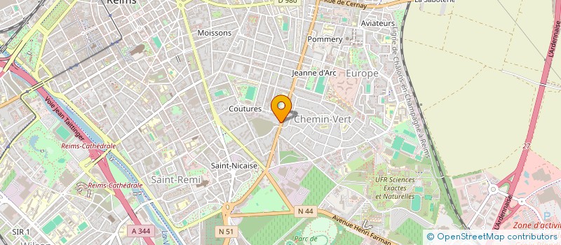 localisation de l'entreprise AVENIR ENFANTS MALGACHES  REIMS