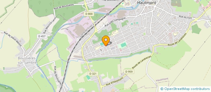 localisation de l'entreprise AVENIR ENSEMBLE AU BOIS DU QUESNOY  HAUTMONT