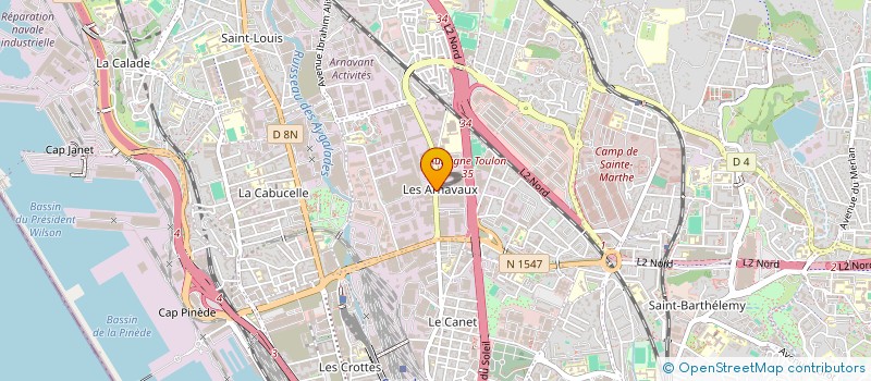 localisation de l'entreprise AVENIR ENTREPOT à MARSEILLE