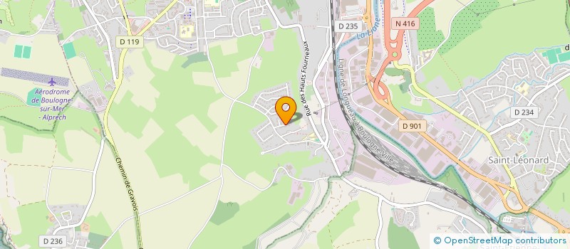 localisation de l'entreprise AVENIR ENTRETIEN NETTOYAGE  OUTREAU