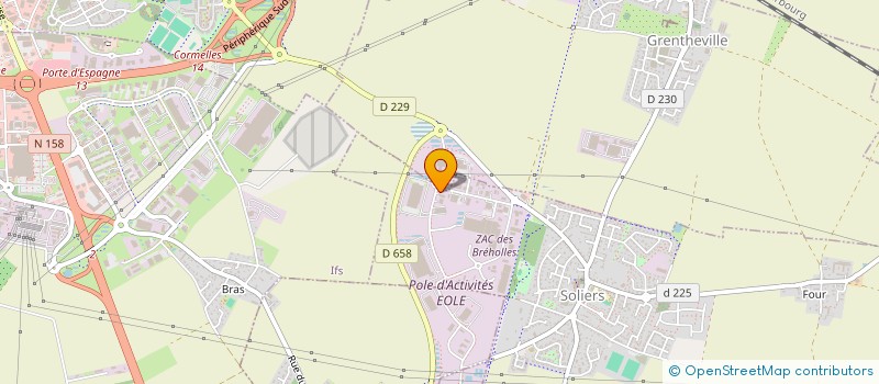 localisation de l'entreprise AVENIR ENVIRONNEMENT HABITAT  SOLIERS