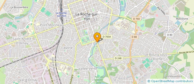 localisation de l'entreprise AVENIR ENVIRONNEMENT VENDEE  LA ROCHE-SUR-YON