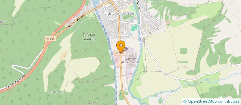 localisation de l'entreprise AVENIR ESPACES 55 à LIGNY-EN-BARROIS