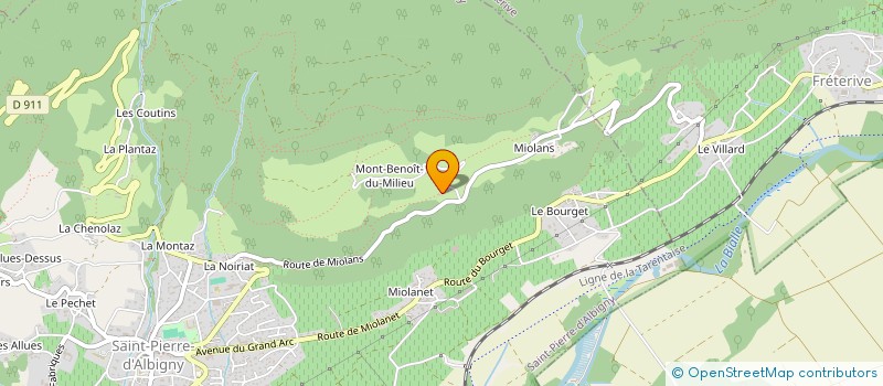 localisation de l'entreprise AVENIR ET BATI  SAINT-PIERRE-D'ALBIGNY