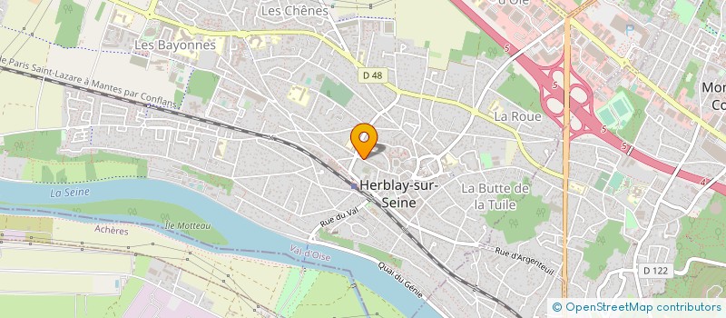 localisation de l'entreprise AVENIR ET DEVELOPPEMENT  HERBLAY-SUR-SEINE