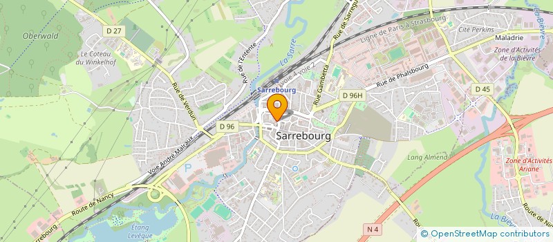 localisation de l'entreprise AVENIR ET ESPERANCE POUR TOUS à SARREBOURG