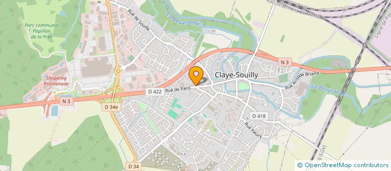 localisation de l'entreprise AVENIR ET FILS à CLAYE-SOUILLY