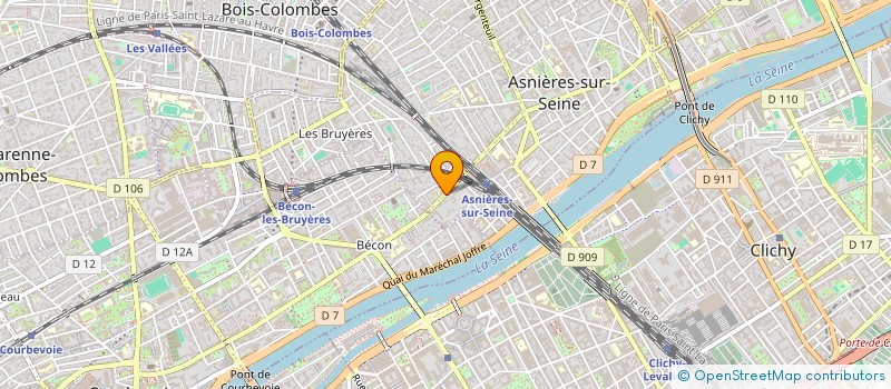 localisation de l'entreprise AVENIR ET LIBERTE à ASNIERES-SUR-SEINE