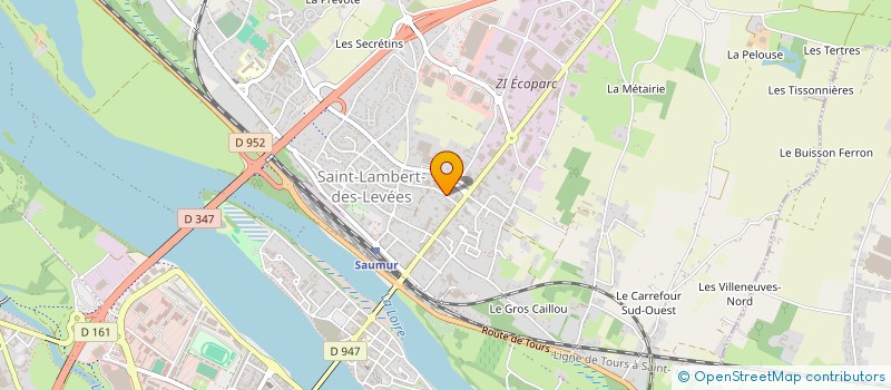 localisation de l'entreprise AVENIR ET NOUVEL HABITAT à SAUMUR