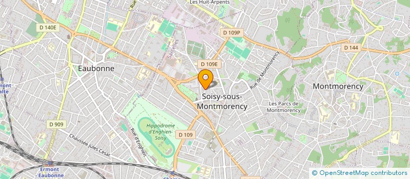 localisation de l'entreprise AVENIR ET PAROISSE  SOISY-SOUS-MONTMORENCY