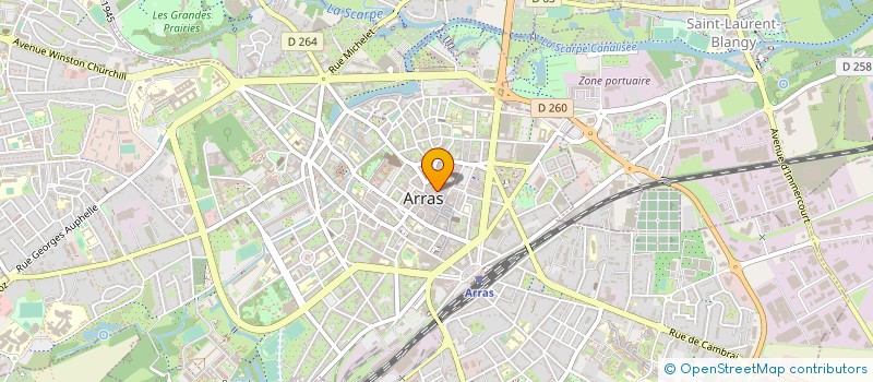 localisation de l'entreprise AVENIR ET PATRIMOINE à ARRAS