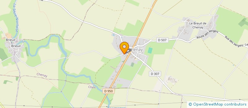 localisation de l'entreprise AVENIR ET PATRIMOINE DE BRIEUIL  CHENAY