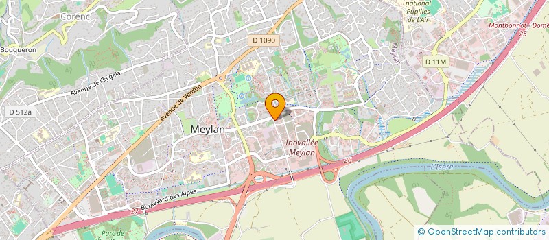 localisation de l'entreprise AVENIR ET PATRIMOINE INVESTISSEMENT à MEYLAN