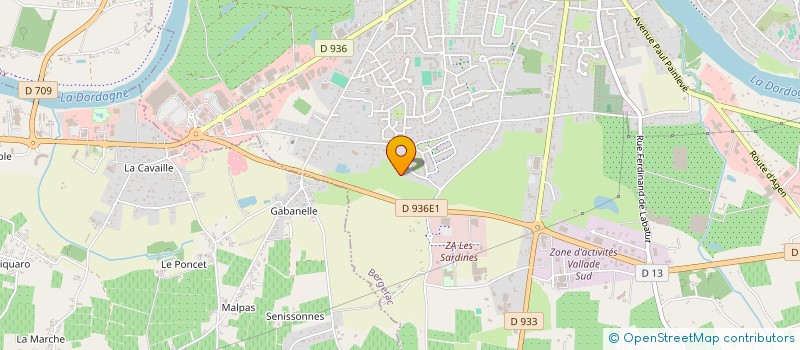 localisation de l'entreprise AVENIR ET PROMOTION à BERGERAC