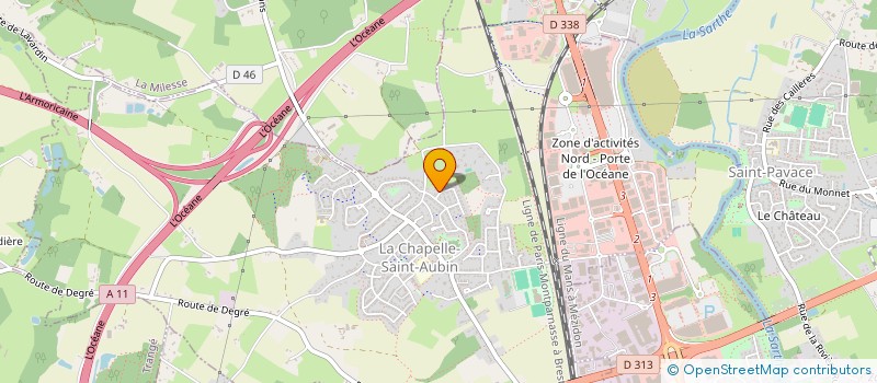 localisation de l'entreprise AVENIR ET REALITES POUR LA CHAPELLE  LA CHAPELLE-SAINT-AUBIN