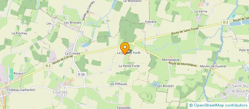 localisation de l'entreprise AVENIR ET TRADITIONS EN BRESSE à COURTES