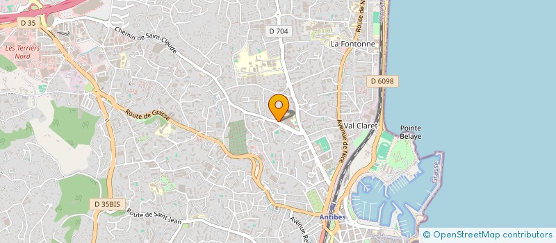 localisation de l'entreprise AVENIR ET VALEUR D ANTIBES JUANS LES PIN à ANTIBES