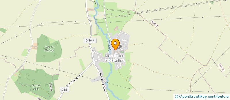 localisation de l'entreprise AVENIR ET VIE DE L ECOLE à MONCHAUX-SUR-ECAILLON