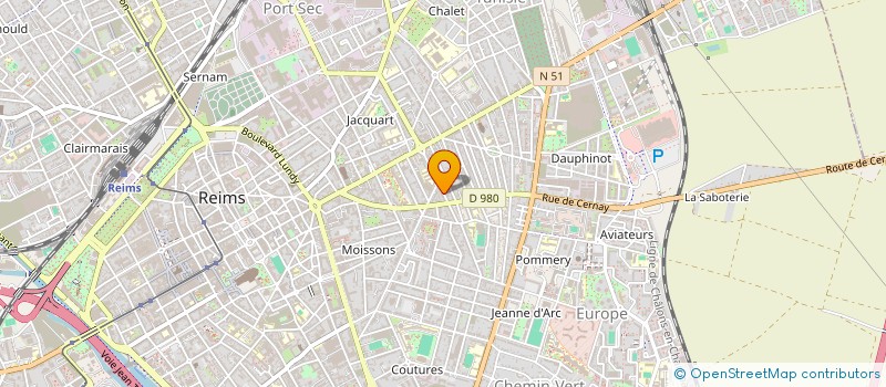 localisation de l'entreprise AVENIR ETANCHE SERVICE à REIMS