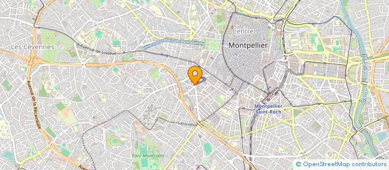 localisation de l'entreprise AVENIR EURO SOCIALISTE à MONTPELLIER
