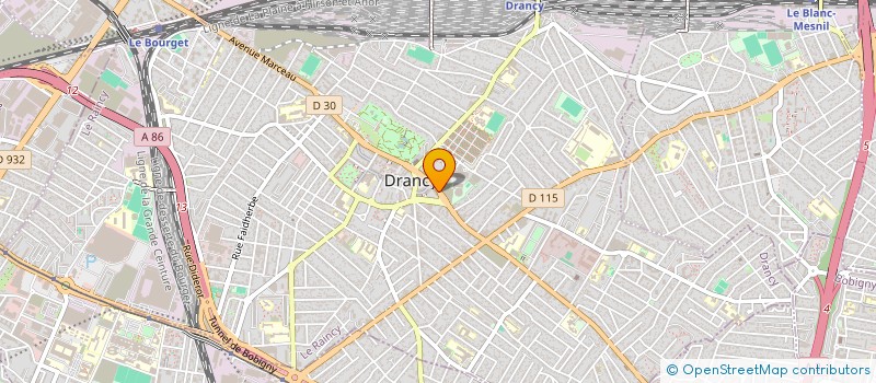 localisation de l'entreprise AVENIR EVASION à DRANCY