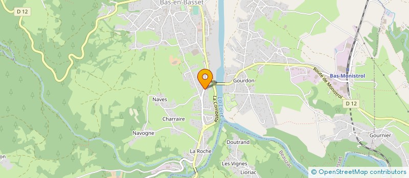 localisation de l'entreprise AVENIR FACADES  BEAUZAC