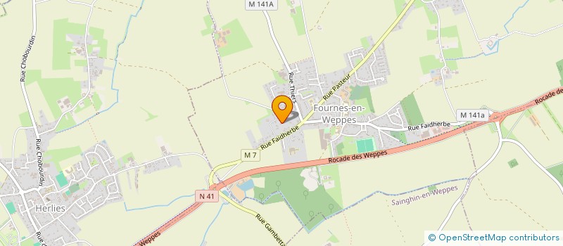 localisation de l'entreprise AVENIR FL  FOURNES-EN-WEPPES