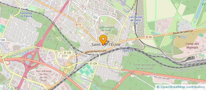 localisation de l'entreprise AVENIR FOOTBALL CLUB ST CYRIEN à SAINT-CYR-L'ECOLE