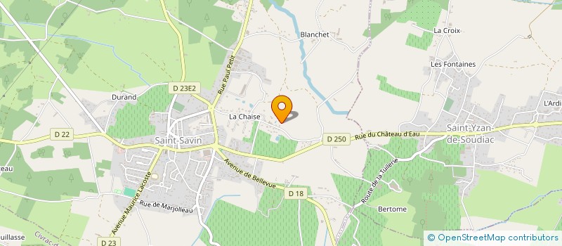 localisation de l'entreprise AVENIR FORMA  SAINT-SAVIN