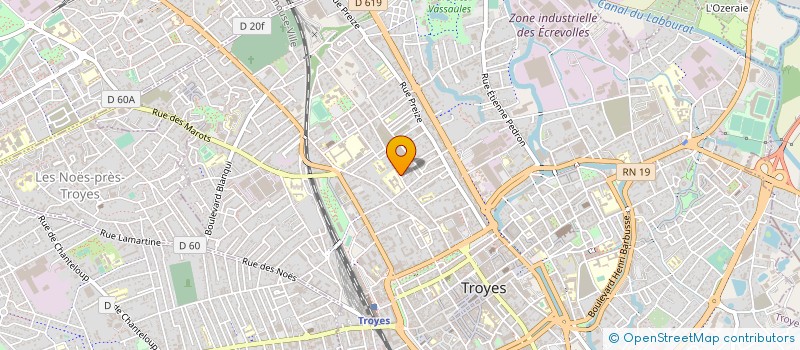 localisation de l'entreprise AVENIR FORMATION à TROYES