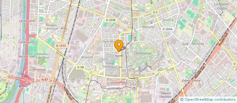 localisation de l'entreprise AVENIR FORMATION à GRENOBLE