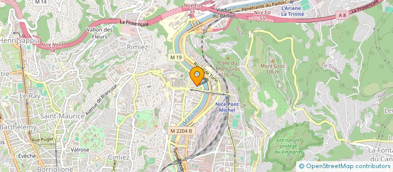 localisation de l'entreprise AVENIR FORMATION à NICE
