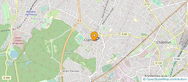 localisation de l'entreprise AVENIR GESTION IMMO à CLAMART