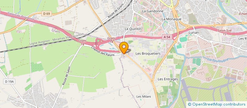 localisation de l'entreprise AVENIR GLASS à SALON-DE-PROVENCE