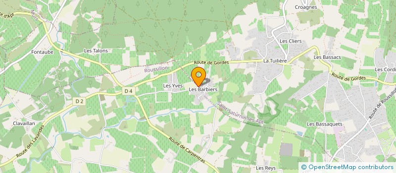 localisation de l'entreprise AVENIR GOULT ROUSSILLON  ROUSSILLON