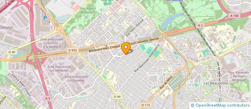 localisation de l'entreprise AVENIR GRANDIR INVESTIR REUSSIR à AULNAY-SOUS-BOIS