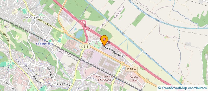 localisation de l'entreprise AVENIR GUERCIN à VAULX-MILIEU