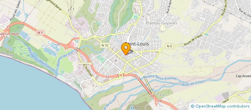 localisation de l'entreprise AVENIR GYMNASTIQUE DE ST-LOUIS à SAINT-LOUIS