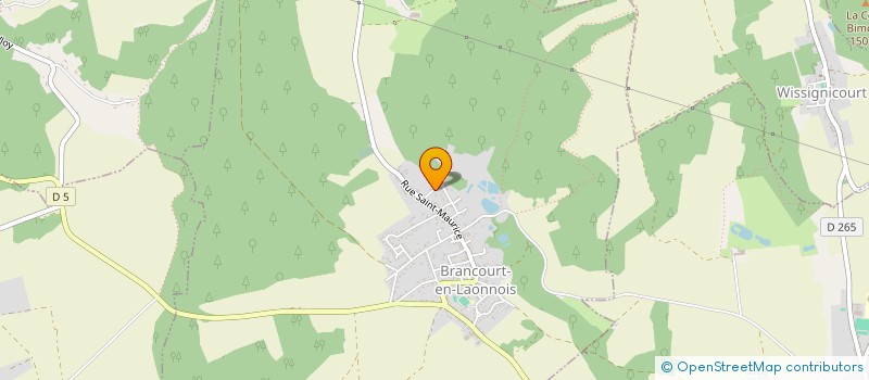 localisation de l'entreprise AVENIR HABITAT 02 à BRANCOURT-EN-LAONNOIS