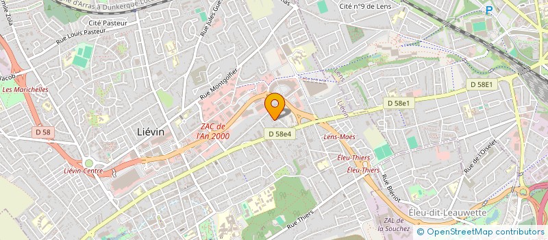 localisation de l'entreprise AVENIR HABITAT à LIEVIN