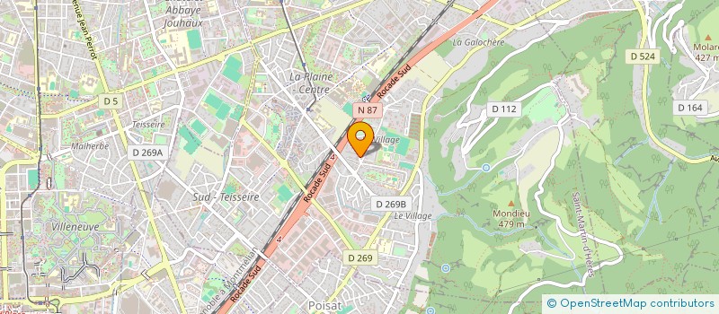 localisation de l'entreprise AVENIR HABITAT  SAINT-MARTIN-D'HERES