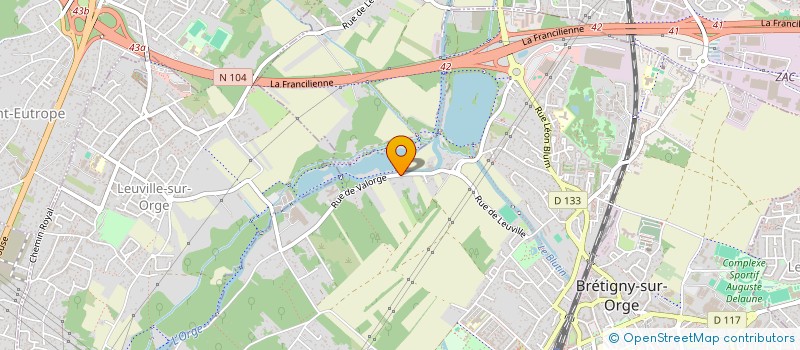 localisation de l'entreprise AVENIR HABITATION à BRETIGNY-SUR-ORGE