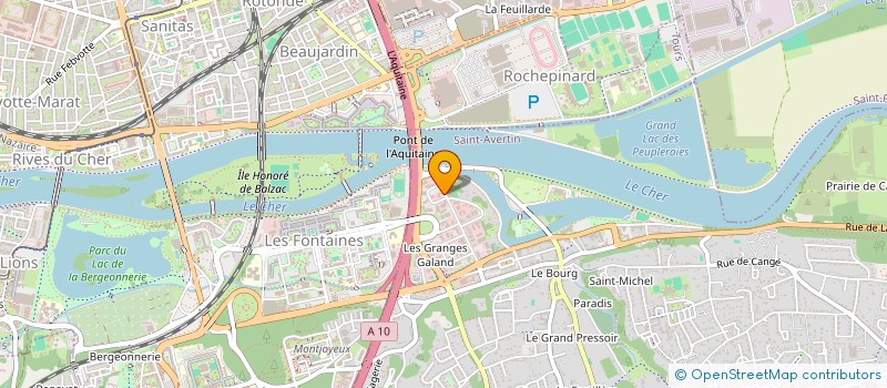 localisation de l'entreprise AVENIR HANDICAP (GEIQ TH)  SAINT-AVERTIN