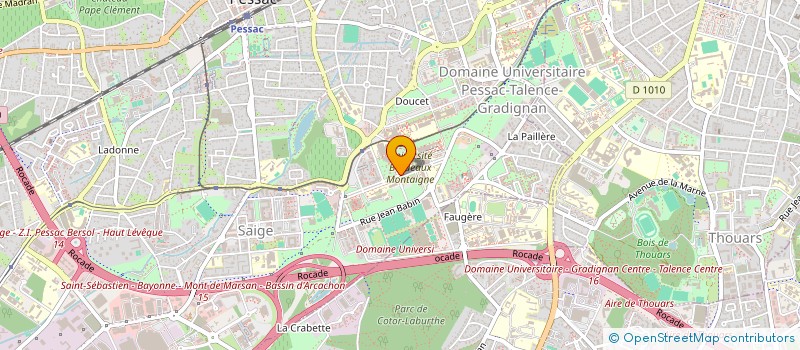 localisation de l'entreprise AVENIR HISPANISTE (AV'HISPA) à PESSAC