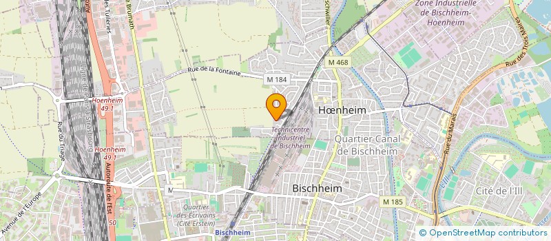 localisation de l'entreprise AVENIR'HOENHEIM  HNHEIM