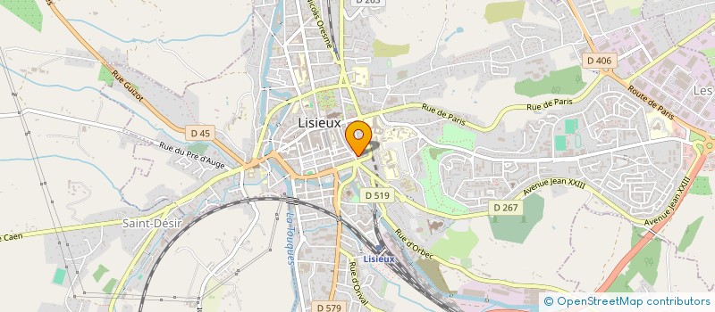 localisation de l'entreprise AVENIR HOPITAL PAYS D AUGE à LISIEUX