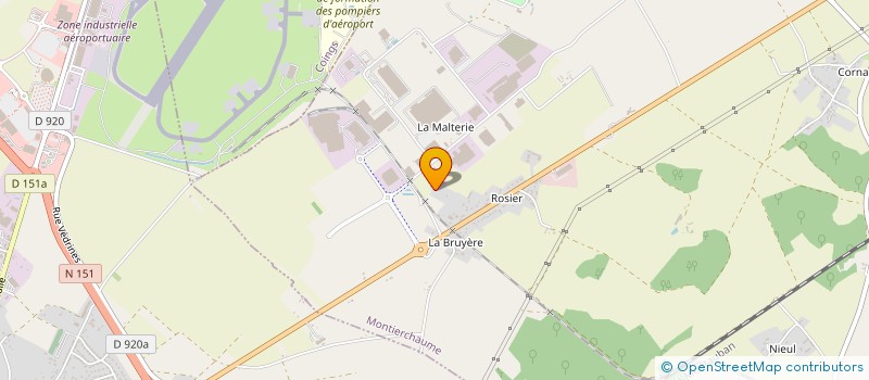localisation de l'entreprise AVENIR IMMO à MONTIERCHAUME