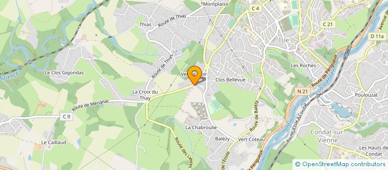 localisation de l'entreprise AVENIR IMMO à ISLE