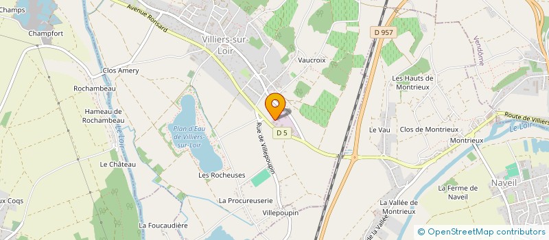 localisation de l'entreprise AVENIR IMMO  VILLIERS-SUR-LOIR